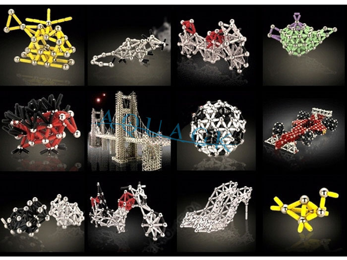 Magnetspielzeug Magnet Baukasten NEU Magnetbaukasten XXL 560 tlg Magnetset
